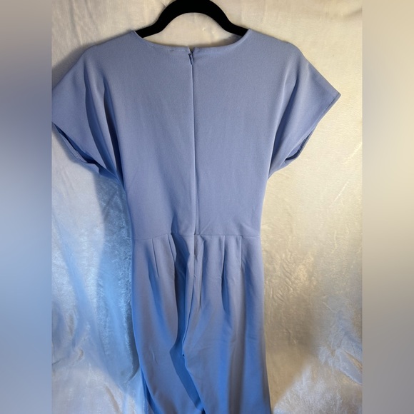 EXPRESS V-Neck Tie Waist Jumpsuit - Picture 5 of 5